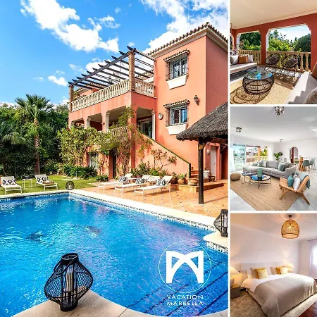 Villa Vacation I Adelfas, Andalusian Style, Private Pool, Sea View Marbellac
